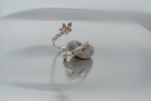 Orchid wrap cuff