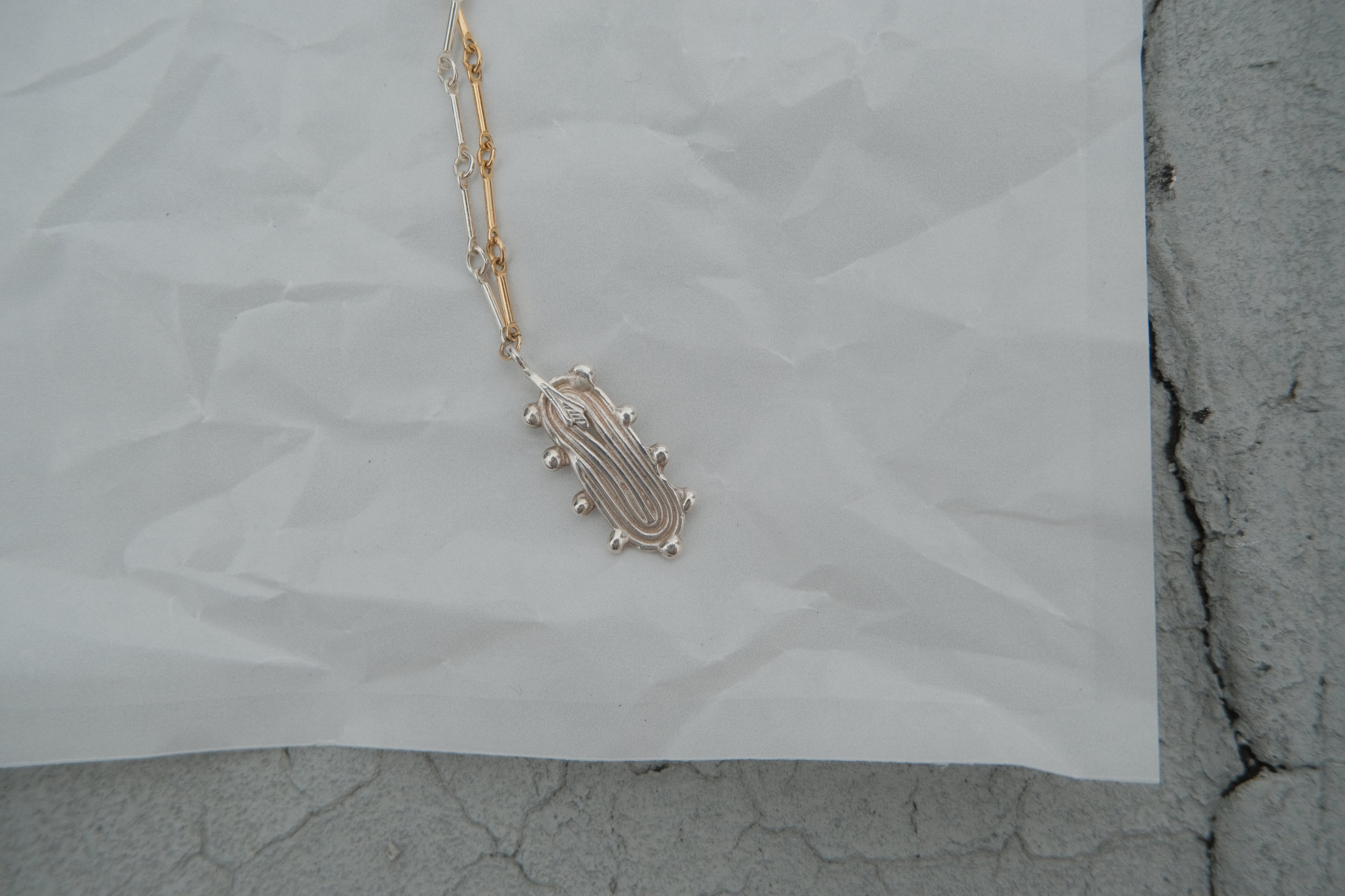 Spiral wrack necklace