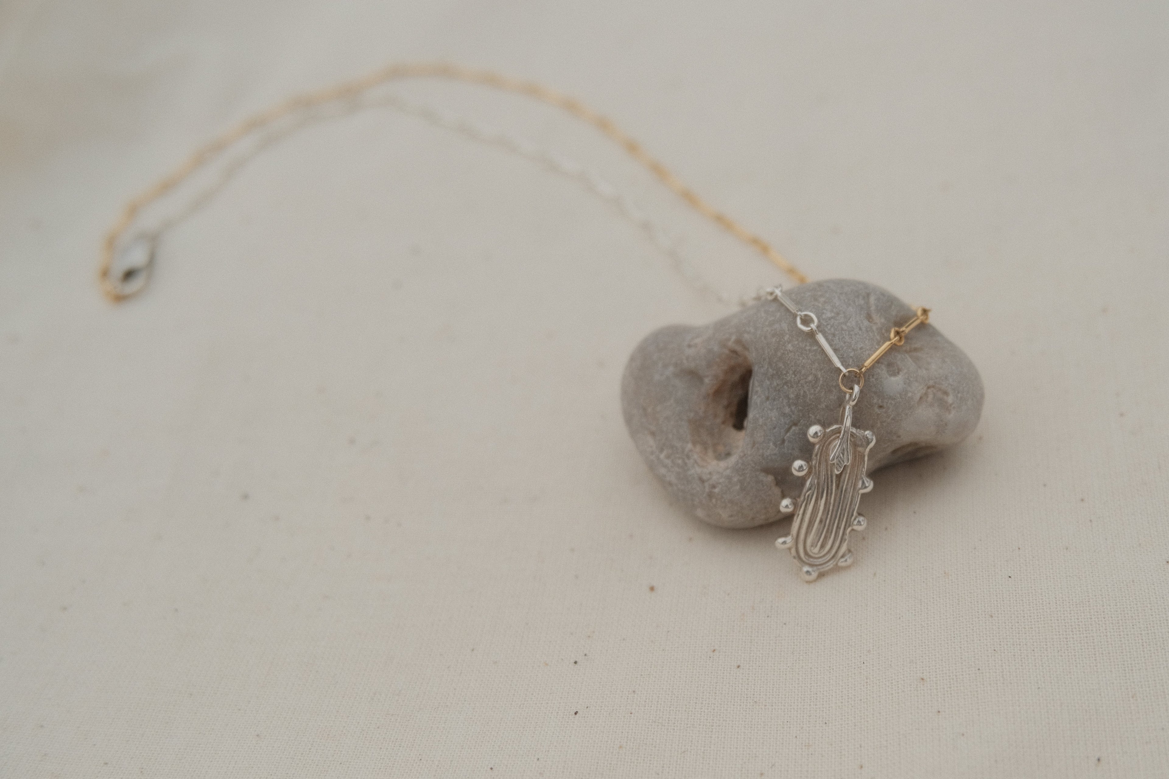 Spiral wrack necklace